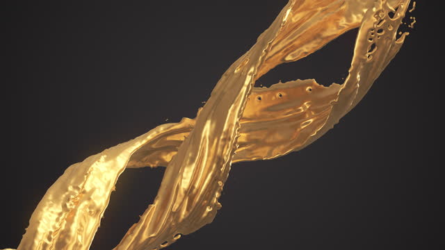 Flowing Gold - Liquid, Luxury, Glamour, Christmas