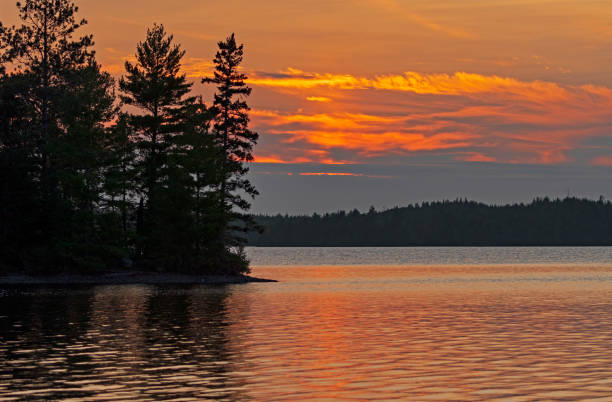 istock Calm Waters at Twilight in the North Woods 1321183213
