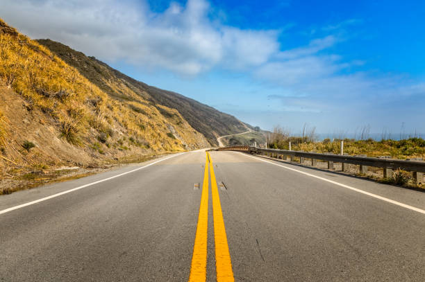istock Empty Pacific Highway 1 in California on a spring day 1321184813