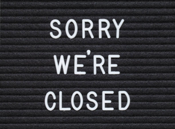 istock Sorry We're Closed Sign 1321198223