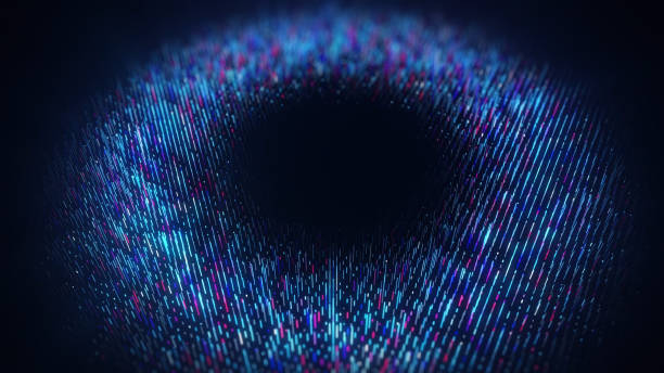 Abstract background of purple line
