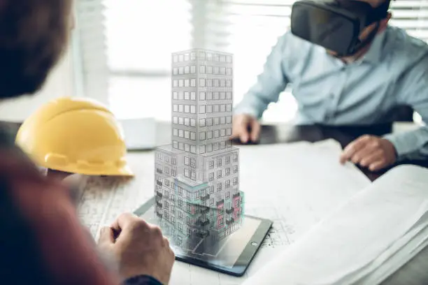 Photo of Architects using virtual reality