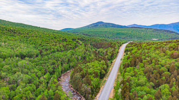 istock Road towards Mount Washington, New Hampshire 1321209786