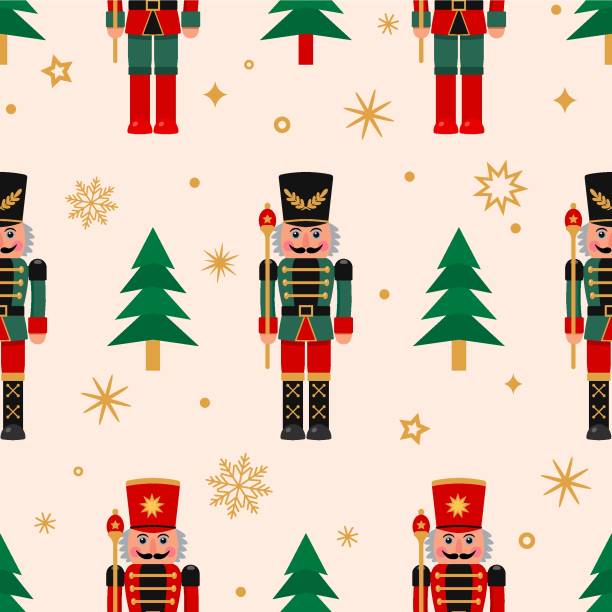 illustrations, cliparts, dessins animés et icônes de cristmasfon - snowman pattern