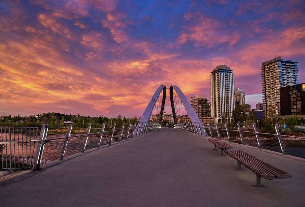 istock Bridge Pathway To Downtown Calgary At Sunrise 1321214265