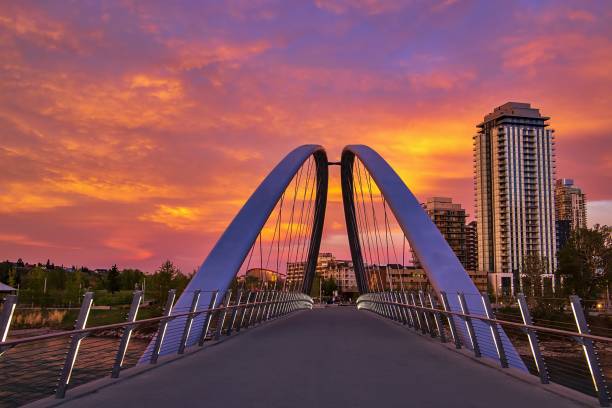 istock Bridge Pathway To Downtown Calgary At Sunrise 1321214305