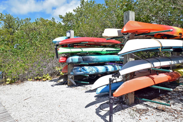 istock Rental Kayaks at a Beach 1321222007