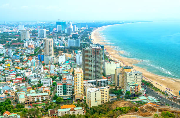 istock Aerial view on Vung Tau, Vietnam 1321230192
