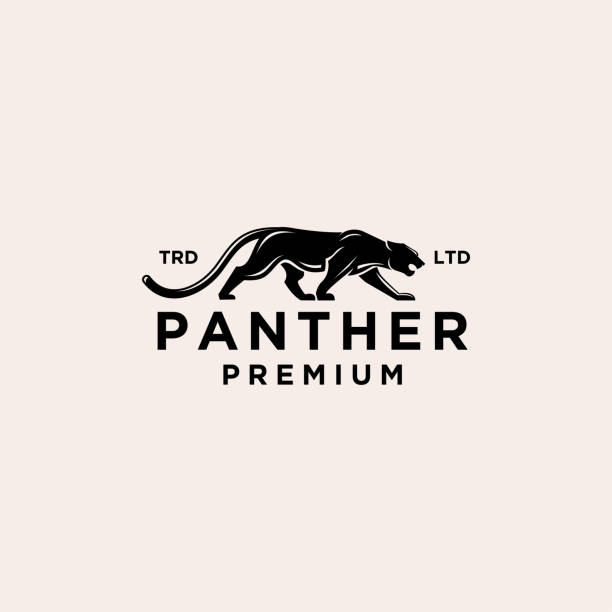 panther vintage icon illustration Premium Vector panther vintage icon illustration Premium Vector leopard stock illustrations