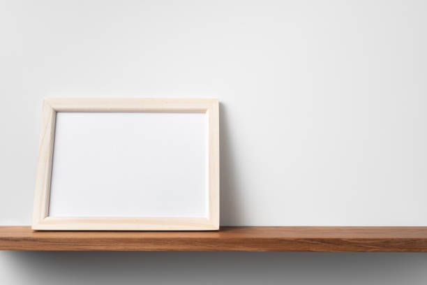 istock horizontal brown wood photo on bookshelf and wall 1321231763