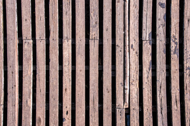 istock Old wood plank texture used as backgrounds 1321235369