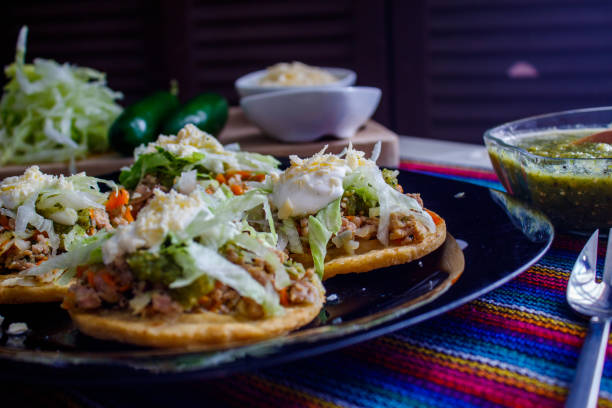 istock Mexican traditional homemade beef pork sopes 1321237484