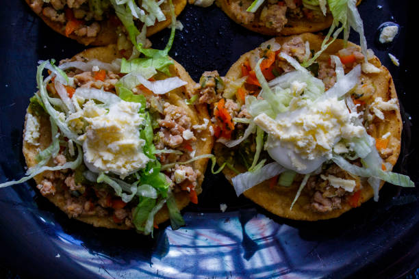 istock Mexican traditional homemade beef pork sopes 1321238212