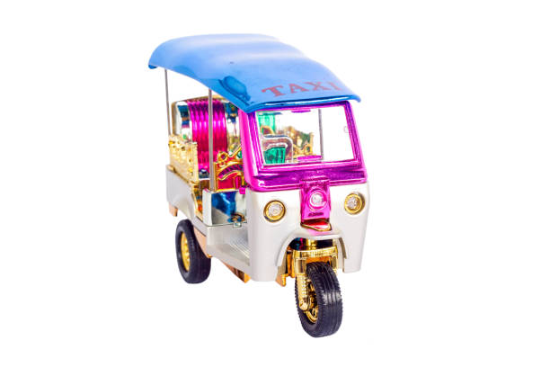 istock Thai traditional tuk-tuk small model 1321238364