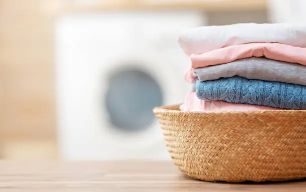 Photo of clothes in the basket