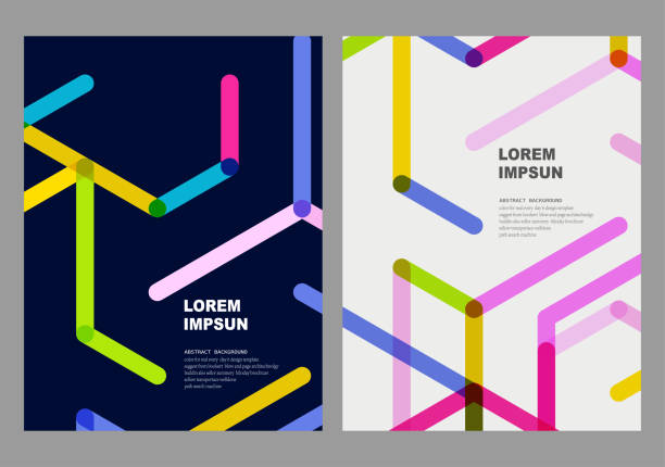 abstract bold  colors minimalism geometric stripe pattern brochure template abstract bold  colors minimalism geometric stripe pattern brochure template 11904 stock illustrations