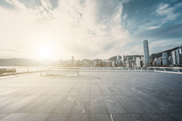 istock Parking lot on the roof 1321247971