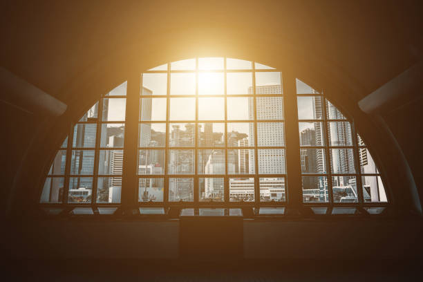 Interior of Contemporary Building Structure