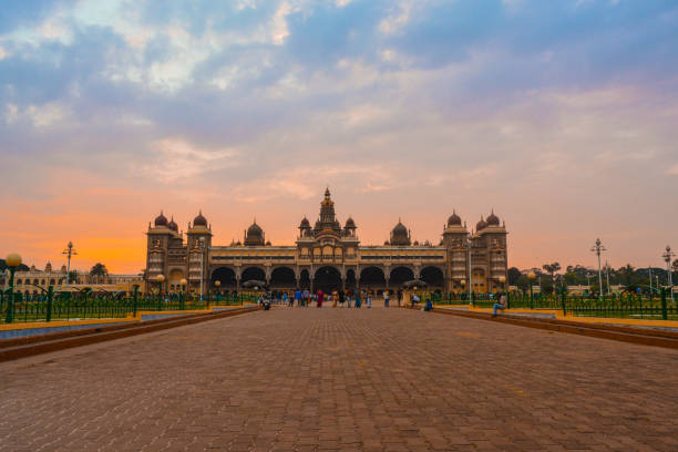 istock Mysore Palace full view from long distance 1321255323