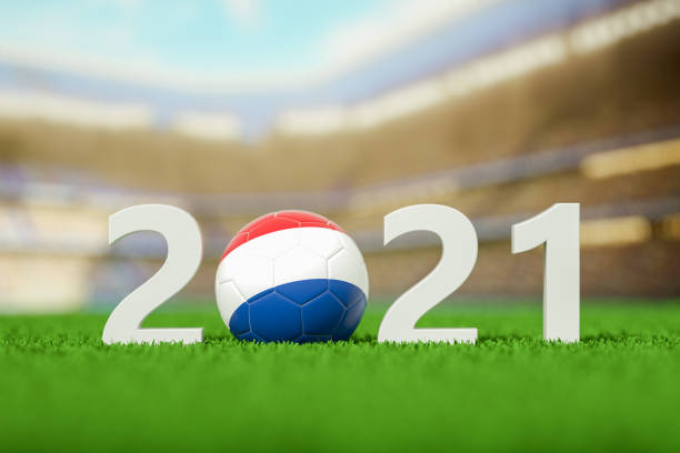 istock 2021, Holland Soccer Ball on a grass field 1321257726