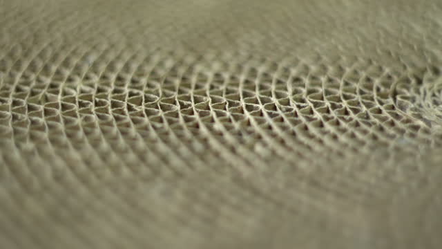Corrugated cardboard close-up