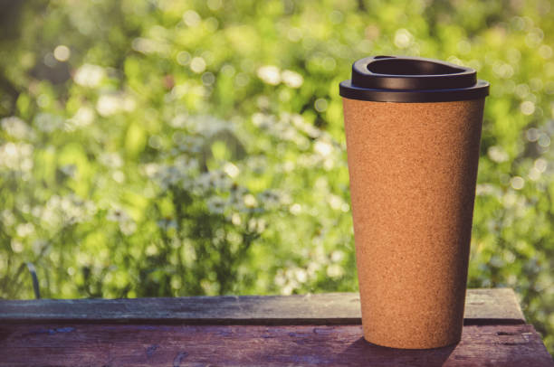 istock Paper cup of coffee. Reusable coffee cup. Coffee to go 1321267625