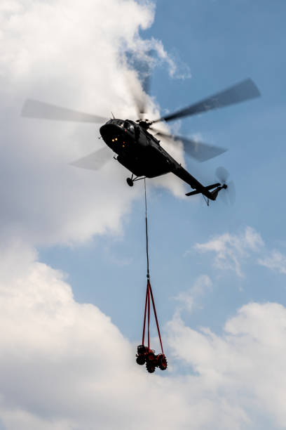 Boeing CH-47 Chinook in sky