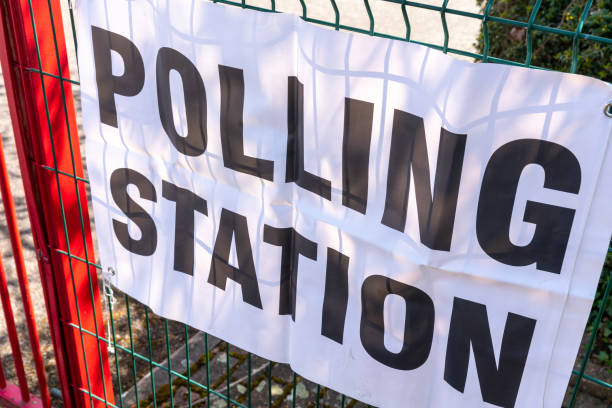 istock Polling station signs in UK 1321284722