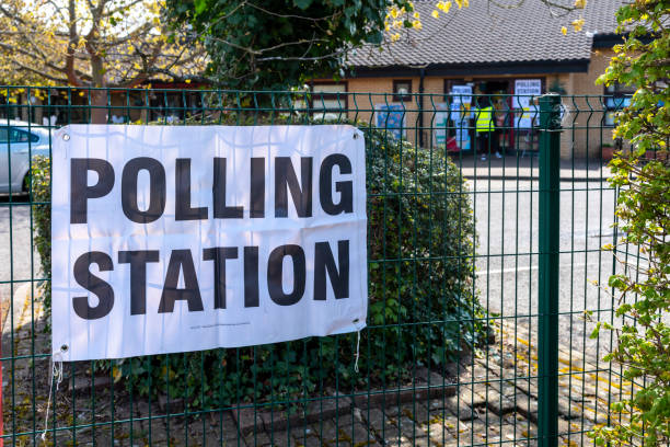istock Polling station signs in UK 1321284748