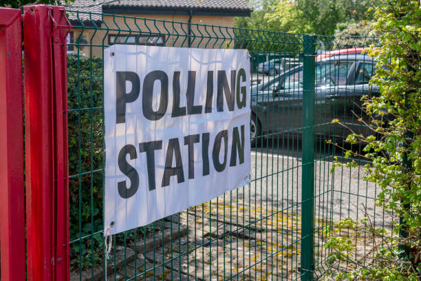 istock Polling station signs in UK 1321284774