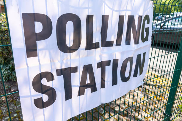 istock Polling station signs in UK 1321284802