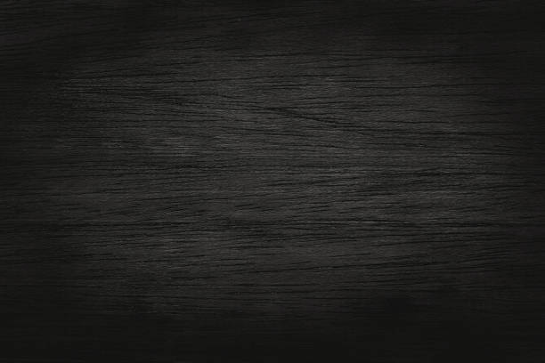 fondo de textura de pared de tablón de madera gris negro, antiguo patrón natural de grano de madera oscura. - madera material fotos fotografías e imágenes de stock