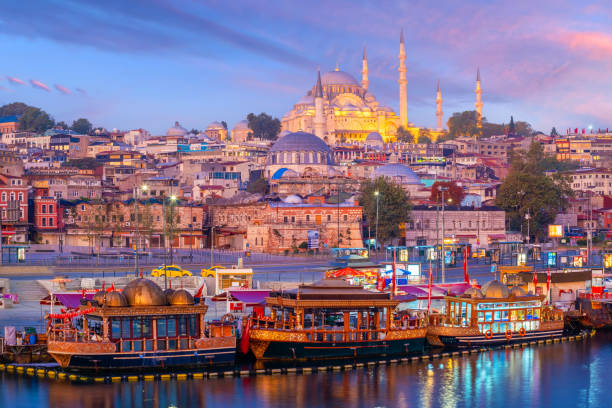 istock Downtown Istanbul cityscape in Turkey 1321294848