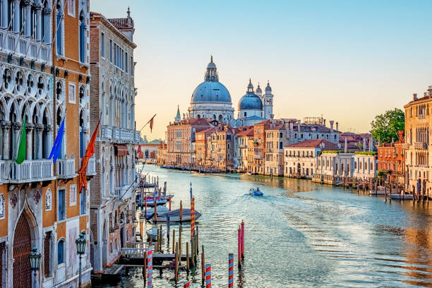 istock Grand Canal in Venice city 1321298655
