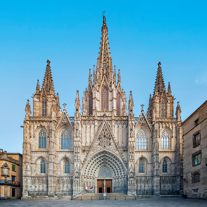 Front View Of Duomo In Milan, Italy