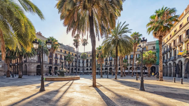 Barcelona city in the daytime, Spain