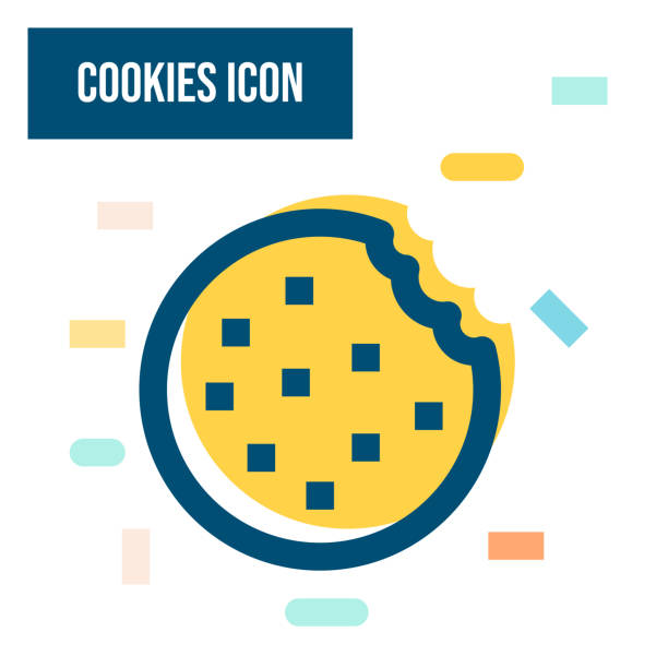 stockillustraties, clipart, cartoons en iconen met pictogram cookies - cookie icon