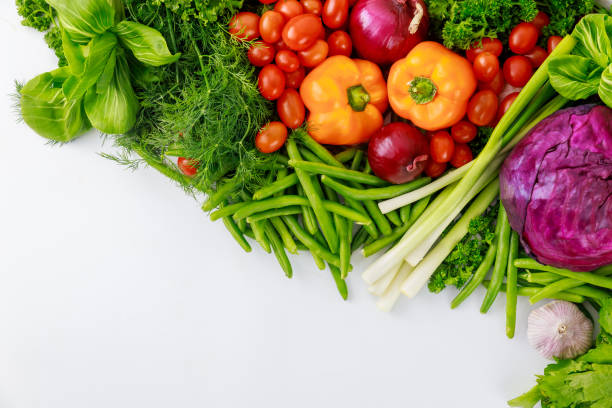 istock Healthy fresh ingredient for making vegetable salad. 1321306551