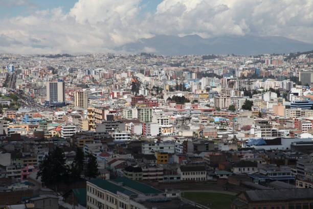 istock View of crowded cityscape and stadium in Quito 1321320936