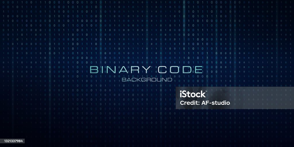 Binary Background Stock Illustration - Download Image Now - Abstract ...