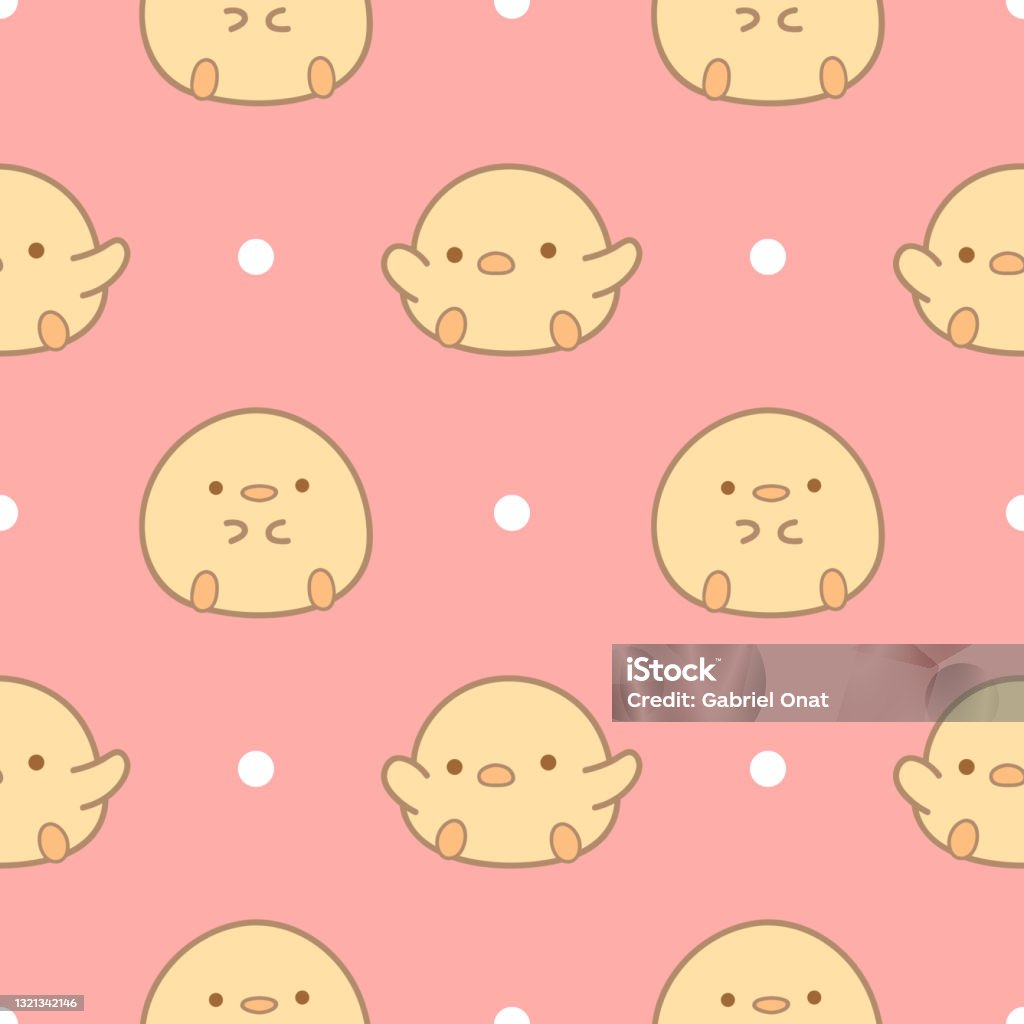 Graphics Pattern Chick Chick Pattern Seamless Background Stock Illustration - Download Image ...