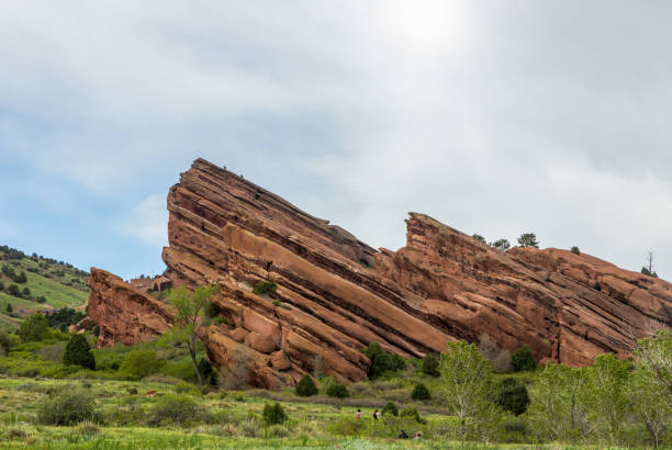 Scenic spring landscape in Red Rocks Park Scenic spring landscape in Red Rocks Park near the town of Morrison, Colorado morrison stock pictures, royalty-free photos & images