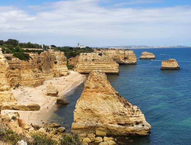 istock A View of Praia da Marinha 1321357506
