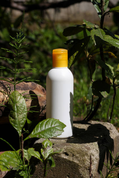 istock Shampoo or hair mask white bottle for mock up 1321361187