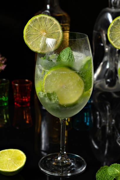 istock lemon gin and tonic drink in glass bowl 1321371546
