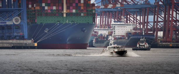 istock Container terminal in the port of Hamburg 1321372251