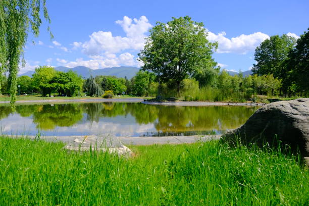 istock Green public and nature park in Bursa during sunny day 1321377206