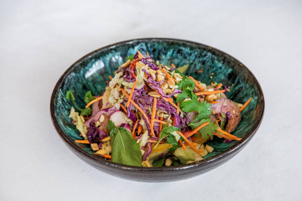 istock cold dish salad vegetables meat carrots peanuts 1321379412
