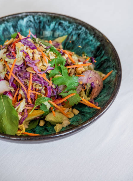 istock cold dish salad vegetables meat carrots peanuts 1321379432
