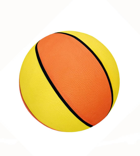 istock Basketball ball isolated on white background 1321384164